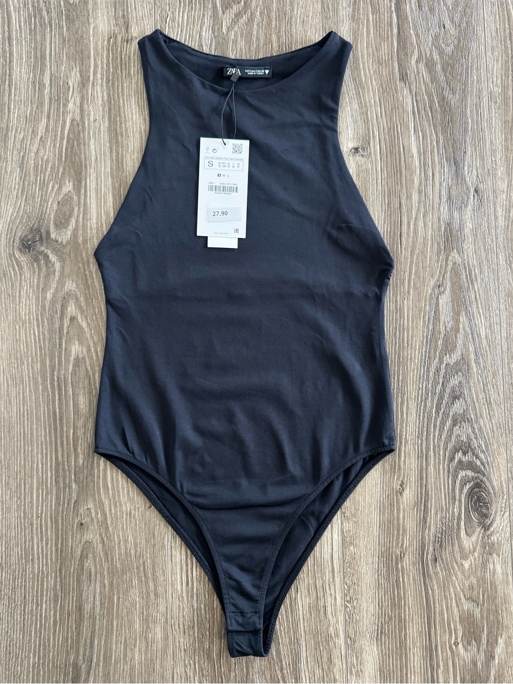 Zara Black Bodysuit - S
